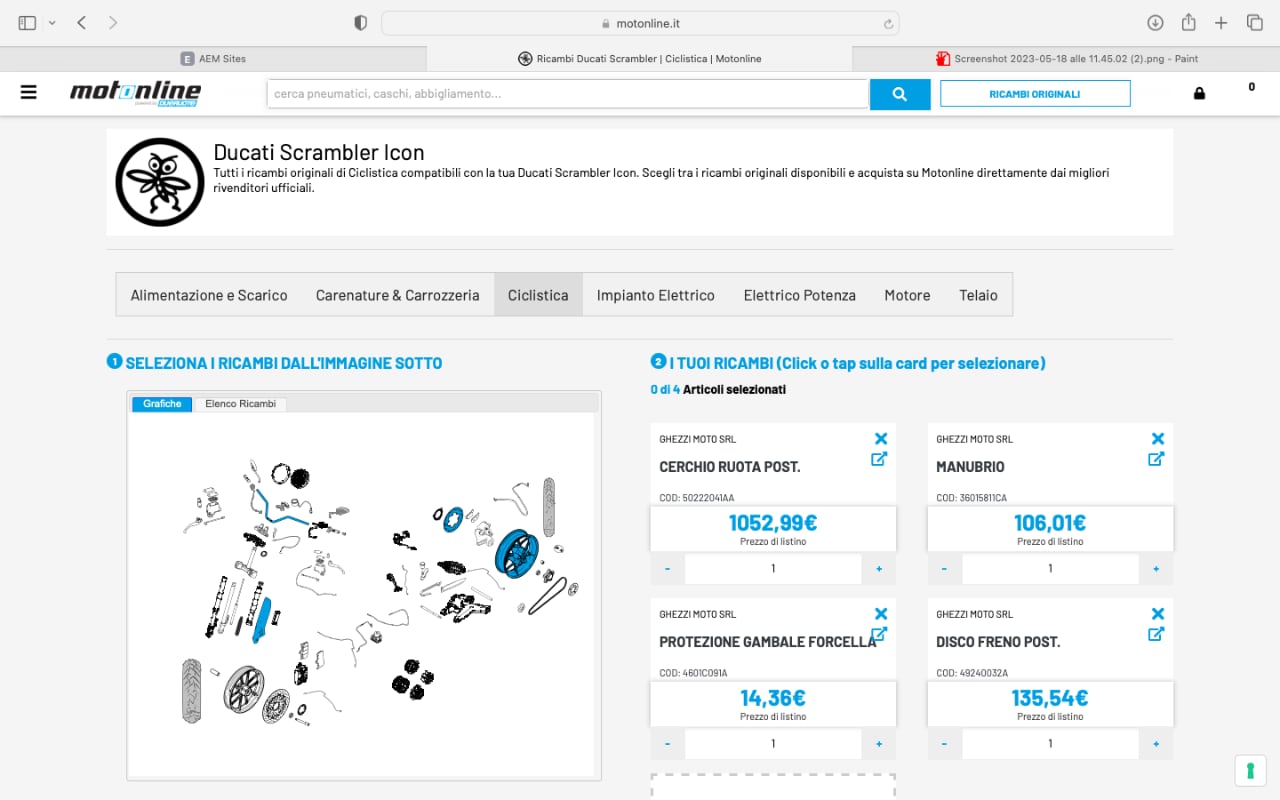 Motonline, tutti i ricambi per la tua moto in un posto solo